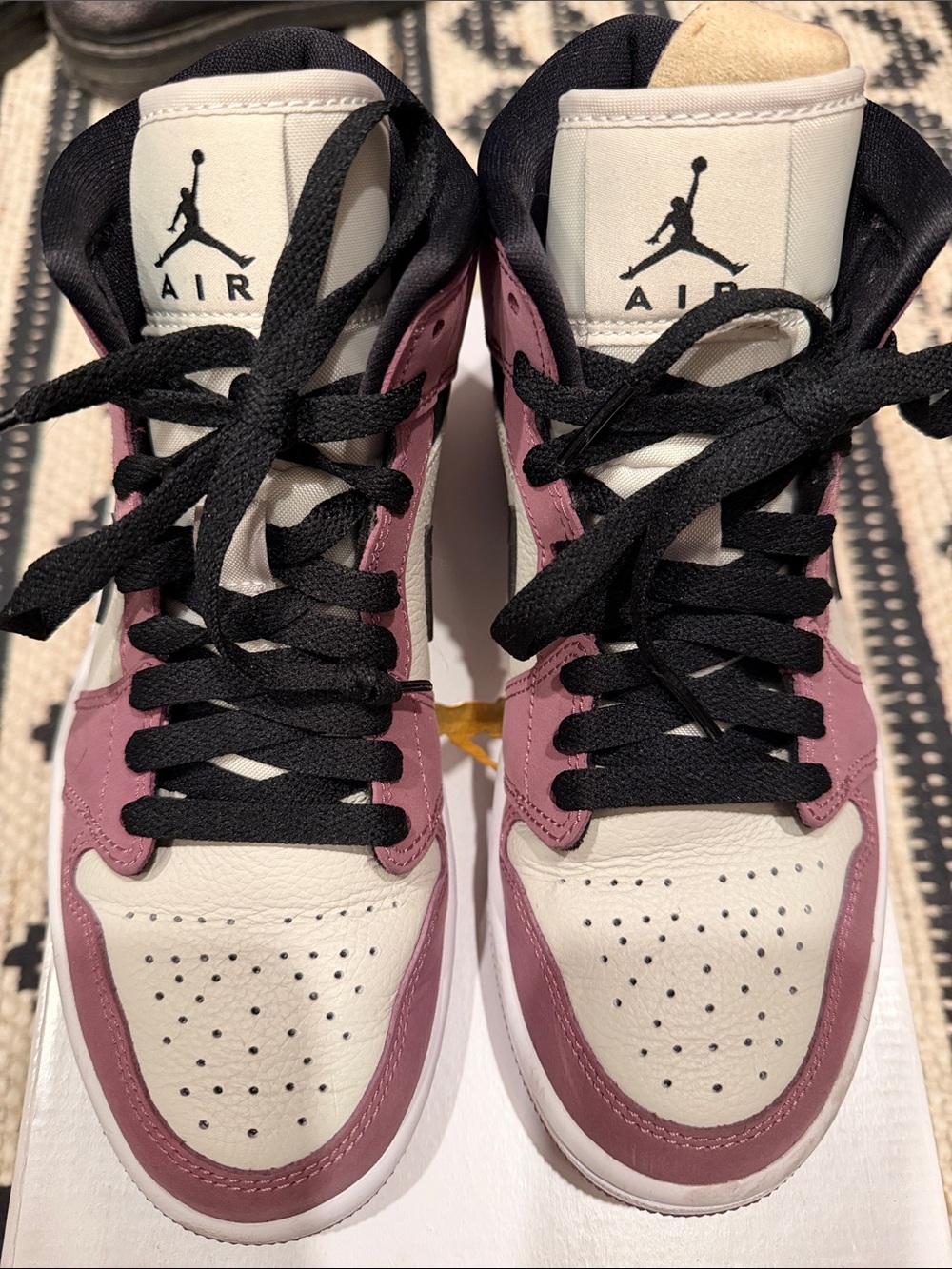 Jordan Women’s Sneakers in White, Pink & Black